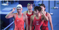 國(guó)家游泳隊(duì)在河北崇禮完成三天的野外拉練后于19日返京