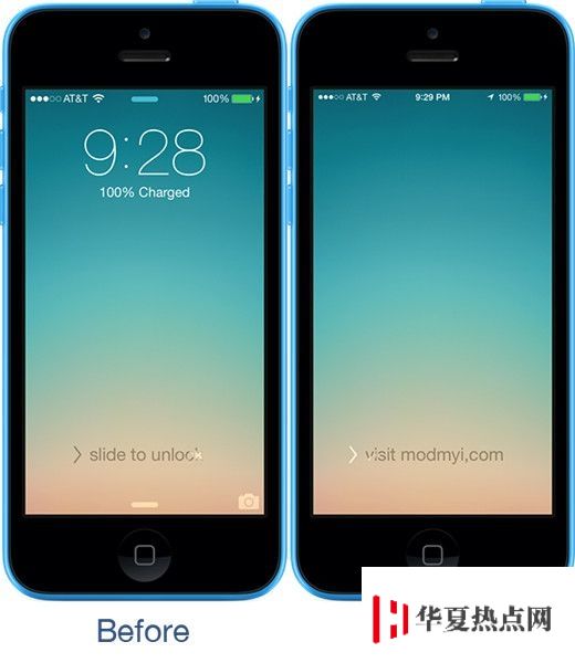 iOS7.1.2越獄插件推薦：自定義鎖屏界面CustomizeLS