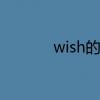 教育資訊：wish的用法