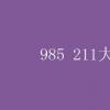 教育資訊：985 211大學名單有哪些