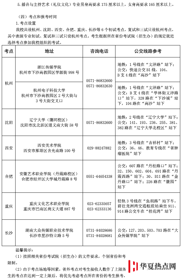 藝術類招生簡章