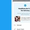 iOS上的Twitter現(xiàn)在會提示用戶閱讀文章然后再分享