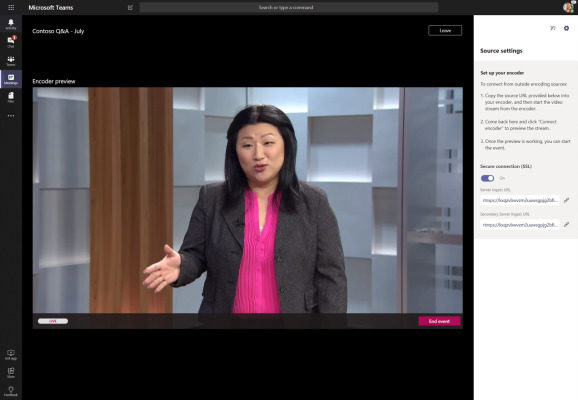 Microsoft 365使用面部識(shí)別和語(yǔ)音到文本的腳本啟動(dòng)實(shí)時(shí)事件