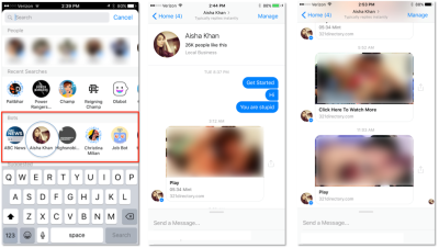 Facebook Messenger一直在推薦假色情clickbait機(jī)器人