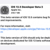蘋果向參與測試iOS系統(tǒng)的用戶推送了iOS13.5 beta 3版本