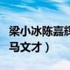 梁小冰陳嘉輝窮什么梗（現(xiàn)實中祝英臺嫁給了馬文才）