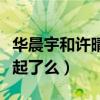 華晨宇和許晴談戀愛什么梗（華晨宇許晴在一起了么）
