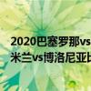 2020巴塞羅那vs尤文圖斯（2021/22意甲第4輪前瞻：國際米蘭vs博洛尼亞比賽預(yù)測）