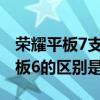 榮耀平板7支持wifi6嗎（榮耀平板7和榮耀平板6的區(qū)別是什么）
