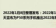 2022年1月8日整理發(fā)布:2022年1月8日整理發(fā)布:華為今天宣布為P50系列手機(jī)推出2022年限量款保護(hù)殼
