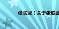 張聯(lián)盟(關(guān)于張聯(lián)盟的介紹)