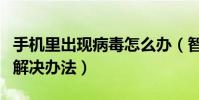 手機(jī)里出現(xiàn)病毒怎么辦(智能手機(jī)中了病毒的解決辦法)