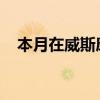 本月在威斯康星州立美術(shù)館舉辦三場(chǎng)展覽