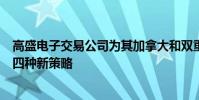 高盛電子交易公司為其加拿大和雙重上市的算法套件引入了四種新策略