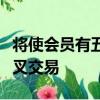 將使會(huì)員有五分鐘的機(jī)會(huì)以收盤價(jià)進(jìn)行股票交叉交易