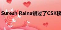Suresh Raina錯(cuò)過(guò)了CSK接下來(lái)的兩場(chǎng)比賽
