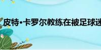 皮特·卡羅爾教練在被足球迷住后臉部被縫合