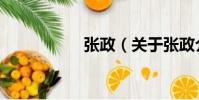 張政(關(guān)于張政介紹)