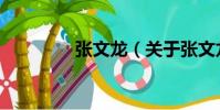 張文龍(關(guān)于張文龍介紹)