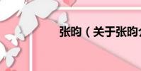 張昀(關(guān)于張昀介紹)