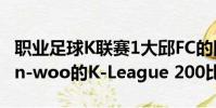 職業(yè)足球K聯(lián)賽1大邱FC的國家守門員Jo Hyun-woo的K-League 200比賽