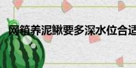 網(wǎng)箱養(yǎng)泥鰍要多深水位合適(網(wǎng)箱養(yǎng)泥鰍)