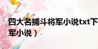 四大名捕斗將軍小說txt下載(四大名捕斗將軍小說)