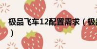 極品飛車12配置需求(極品飛車12配置要求)