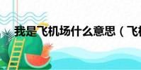 我是飛機(jī)場什么意思(飛機(jī)場什么意思)