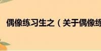 偶像練習生之(關于偶像練習生之的簡介)