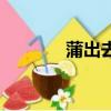 蒲出去（關(guān)于蒲出去的簡介）
