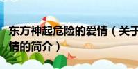 東方神起危險(xiǎn)的愛(ài)情(關(guān)于東方神起危險(xiǎn)的愛(ài)情的簡(jiǎn)介)