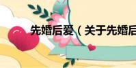 先婚后愛(ài)(關(guān)于先婚后愛(ài)的簡(jiǎn)介)