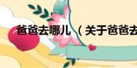 爸爸去哪兒 (關(guān)于爸爸去哪兒 的簡(jiǎn)介)