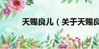 天賜良兒(關(guān)于天賜良兒的簡(jiǎn)介)
