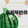 袁湘琴的爸爸是誰演的（袁湘琴的情書）