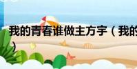 我的青春誰做主方宇(我的青春誰做主片尾曲)
