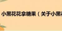 小黑花花拿糖果(關于小黑花花拿糖果簡介)