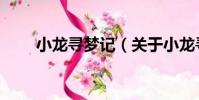小龍尋夢記(關(guān)于小龍尋夢記簡介)