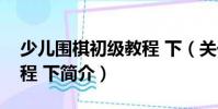 少兒圍棋初級(jí)教程 下(關(guān)于少兒圍棋初級(jí)教程 下簡(jiǎn)介)