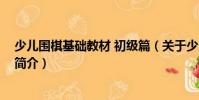 少兒圍棋基礎(chǔ)教材 初級篇(關(guān)于少兒圍棋基礎(chǔ)教材 初級篇簡介)