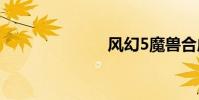 風(fēng)幻5魔獸合成