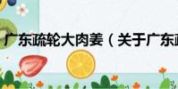 廣東疏輪大肉姜(關(guān)于廣東疏輪大肉姜介紹)