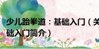 少兒跆拳道:基礎(chǔ)入門(mén)(關(guān)于少兒跆拳道:基礎(chǔ)入門(mén)簡(jiǎn)介)