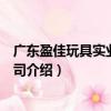 廣東盈佳玩具實(shí)業(yè)有限公司（關(guān)于廣東盈佳玩具實(shí)業(yè)有限公司介紹）