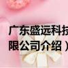 廣東盛遠科技有限公司（關(guān)于廣東盛遠科技有限公司介紹）
