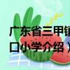 廣東省三甲鎮(zhèn)山口小學(xué)（關(guān)于廣東省三甲鎮(zhèn)山口小學(xué)介紹）