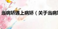 當病嬌遇上病嬌(關(guān)于當病嬌遇上病嬌介紹)