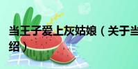 當(dāng)王子愛上灰姑娘(關(guān)于當(dāng)王子愛上灰姑娘介紹)