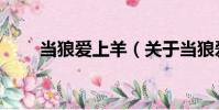 當(dāng)狼愛上羊(關(guān)于當(dāng)狼愛上羊介紹)